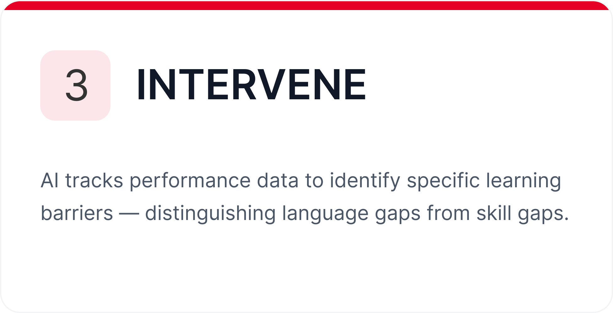 intervene